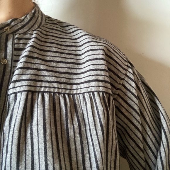 Étoile by Isabel Marant cotton stripe blouse sz S - Picture 10 of 16